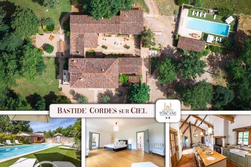 Cordes-sur-Ciel Villa | Bastide de Cordes sur Ciel - Piscine chauffée & Parc