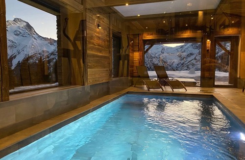 Venosc Ski Chalet | Chalet Black Combs, Swimming pool, Sauna, Jacuzzi, Cinema, Massage, Billiards, Sport, PMR