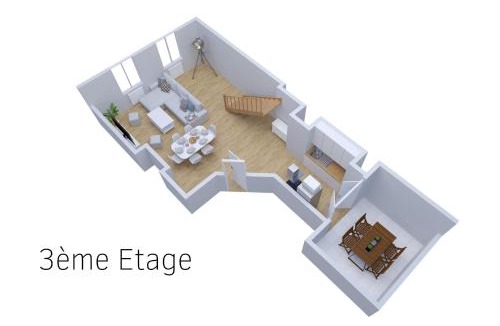 Thiers Apartment | Le Double Pirou - 2 Duplex Climatisés - Groupes