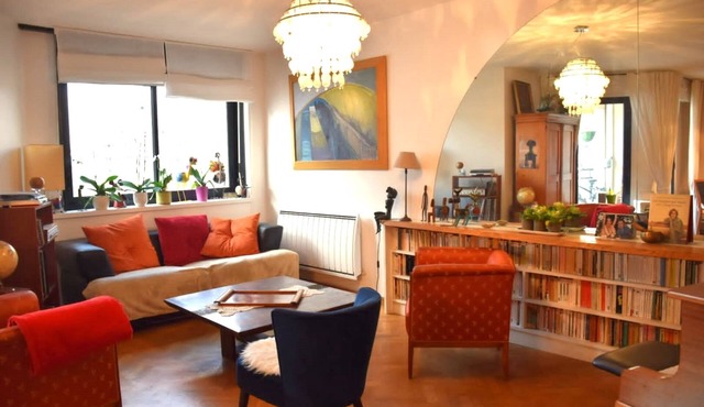 135-square-meter family duplex with a terrace near shops, Montparnasse, and the Catacombs