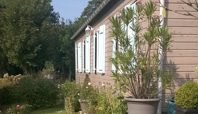Charming cottage 200 meters from the beach, in beautiful wooded property