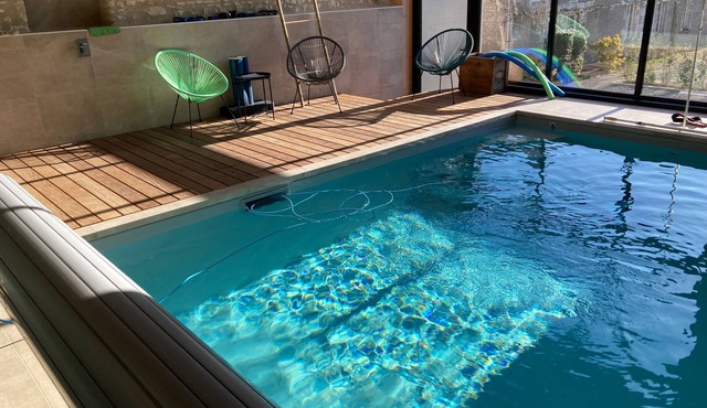 Charming Holiday Home 'Les Griottes Gîte de Charme' with Indoor Pool