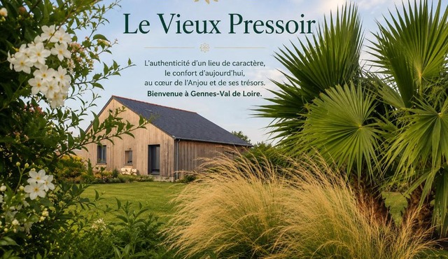 Le Vieux Pressoir avec piscine